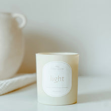 Load image into Gallery viewer, light - coconut soy wax candle *NEW!
