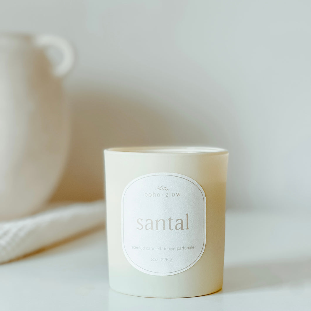 santal - coconut soy wax candle *NEW!