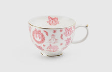 Load image into Gallery viewer, vintage holiday bow / latte mug / 14oz