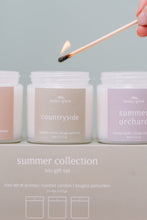 Load image into Gallery viewer, trio candle set // summer collection