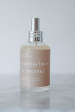 Load image into Gallery viewer, vanilla bean & coconut husk // linen + room spray