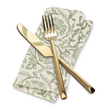 Load image into Gallery viewer, GREEN FLORAL NAPKIN