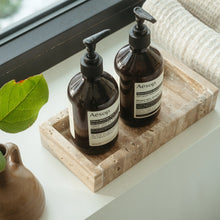 Load image into Gallery viewer, Rectangular Travertine Tray / Small