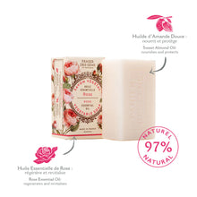 Load image into Gallery viewer, rose soap bar - with rose essential oil