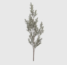 Load image into Gallery viewer, Artificial Pine Branch // Frost