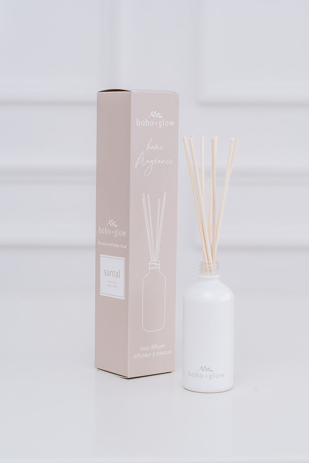 santal - cedar hemp amber vetiver // reed diffuser