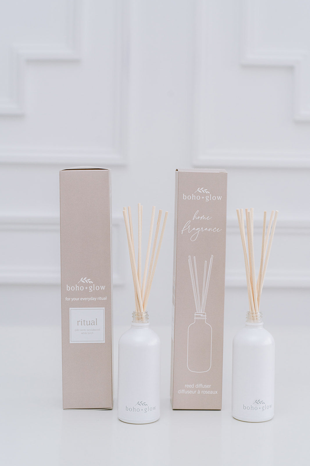santal - cedar hemp amber vetiver // reed diffuser – boho + glow