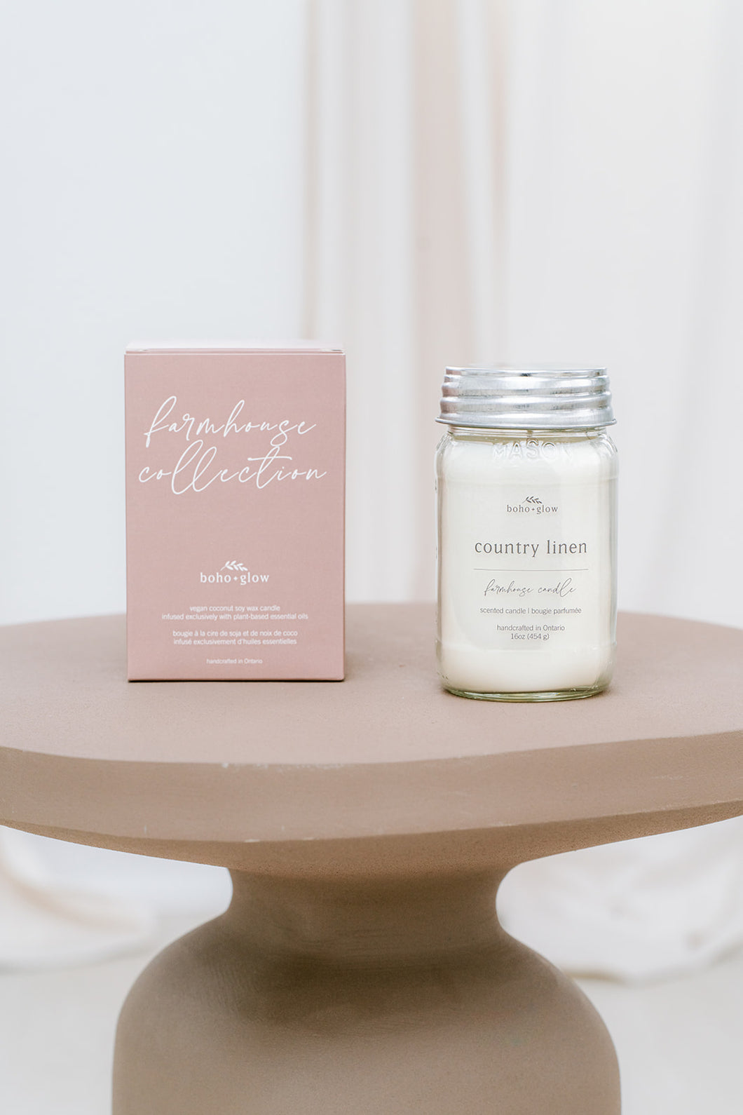 country linen // farmhouse candle