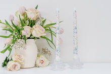 Load image into Gallery viewer, floral tapered candles // mothers day
