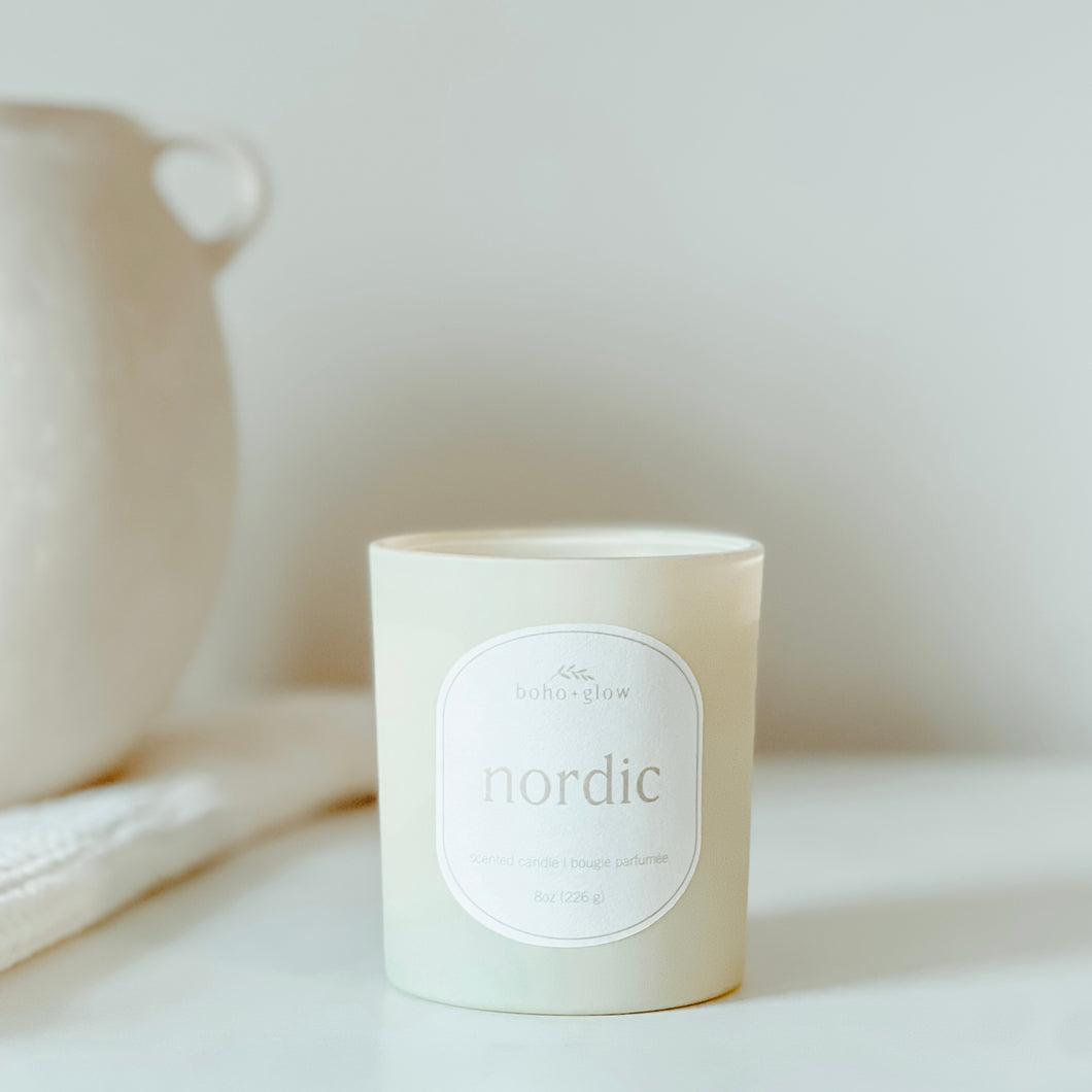 nordic - coconut soy wax candle