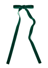 Load image into Gallery viewer, Thin Velvet Decor Bow Clip // Various Colours
