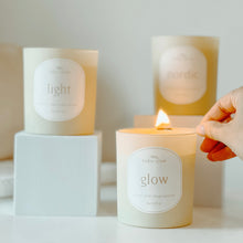 Load image into Gallery viewer, glow - coconut soy wax candle
