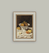 Load image into Gallery viewer, Vintage framed art / pears / 4x6
