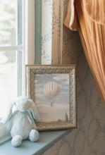 Load image into Gallery viewer, vintage framed art / air balloon / 8x10
