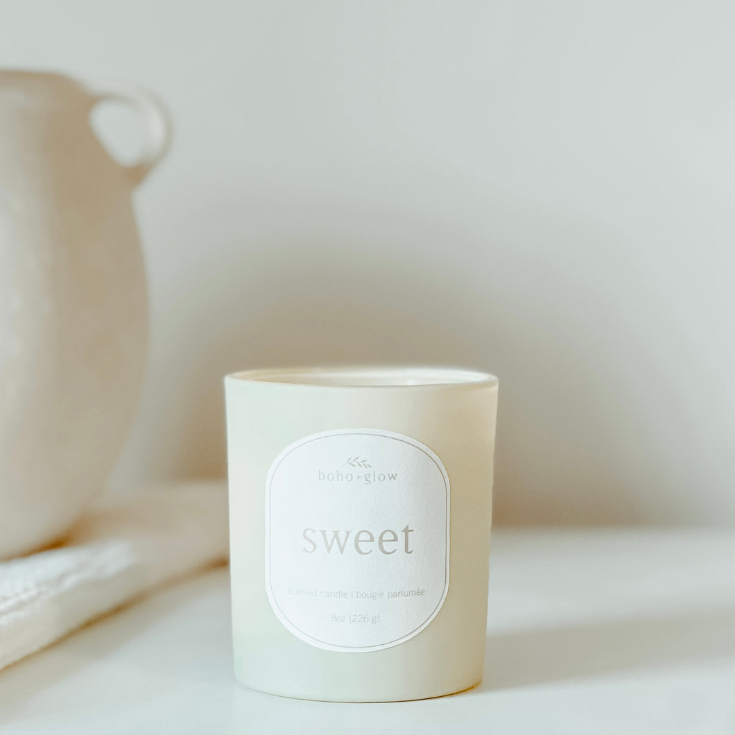 sweet - coconut soy wax candle