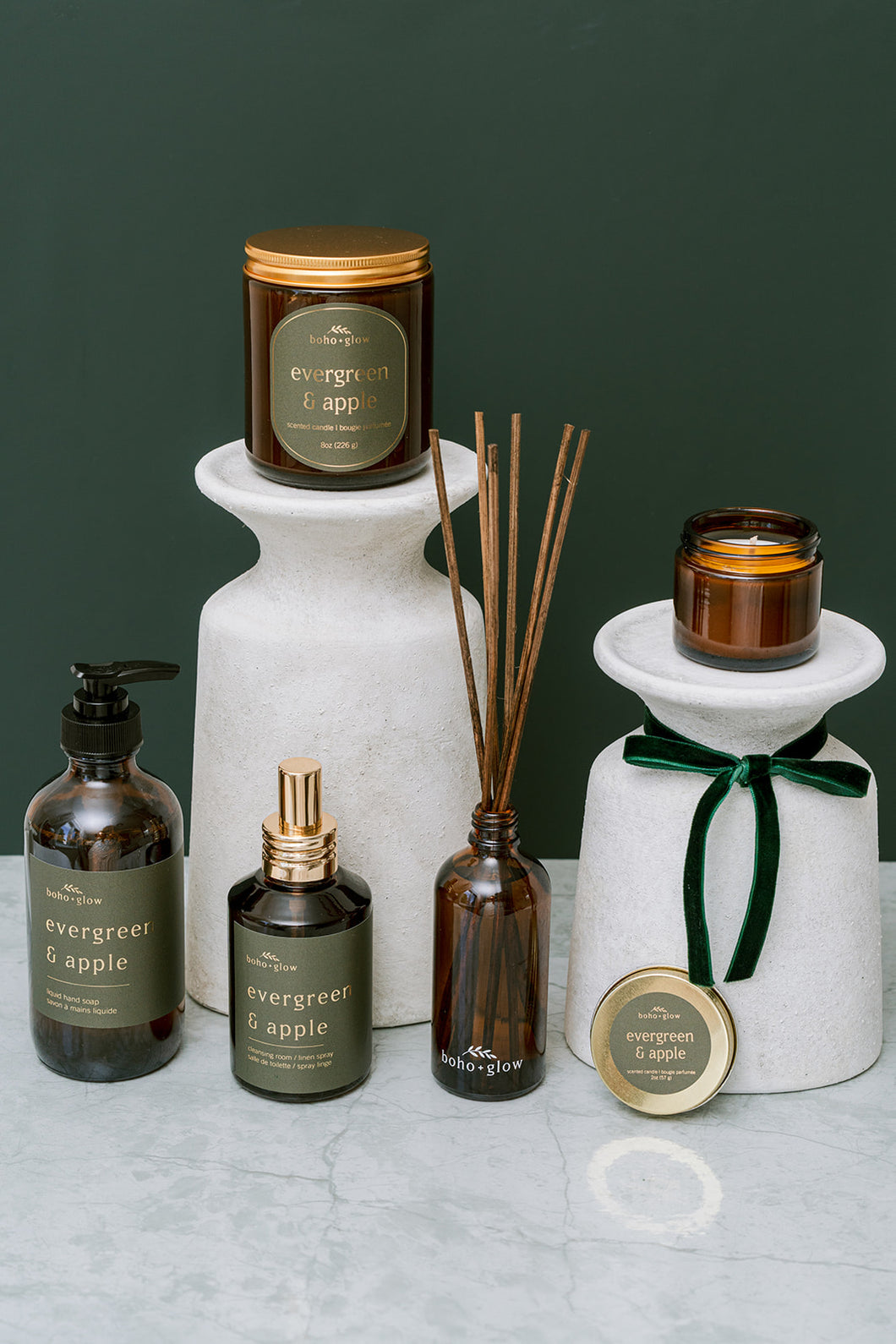 holiday bundle // evergreen & apple