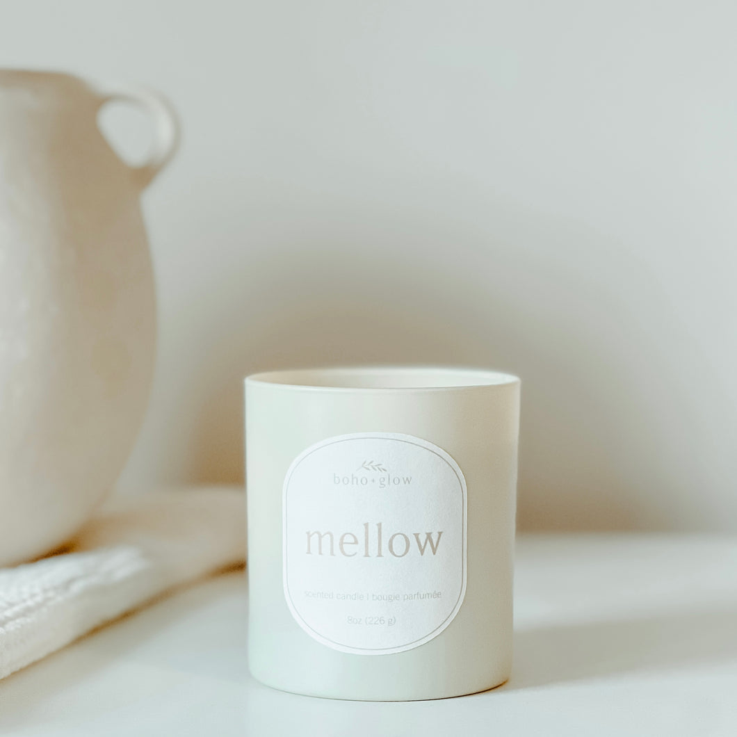 mellow - coconut soy wax candle