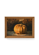 Load image into Gallery viewer, FRAMED CANVAS PRINT / PUMPKIN
