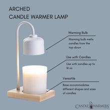 Load image into Gallery viewer, candle warmer lamp - white/wood
