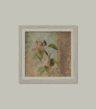 Load image into Gallery viewer, antique framed art / apple blossoms / 5x5
