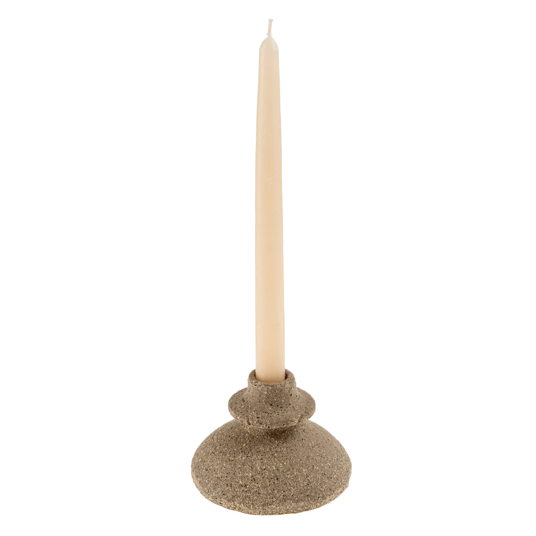 Arta Terracotta Candle Holder / Sand