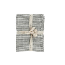 Load image into Gallery viewer, CHEF STRIPE TEA TOWELS / CHARCOAL (set of 2)
