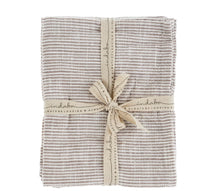 Load image into Gallery viewer, CHEF STRIPE TEA TOWELS / MINK (set of 2)
