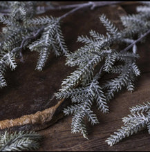 Load image into Gallery viewer, Artificial Pine Branch // Frost
