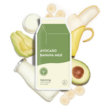Load image into Gallery viewer, Avocado Banana Milk Hydrating Plant-Based Milk Mask
