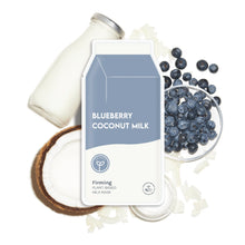 Load image into Gallery viewer, Blueberry Coconut Milk Firming Plant-Based Milk Mask
