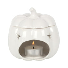 Load image into Gallery viewer, White Star Pumpkin / Fragrance Burner
